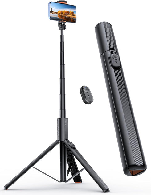 ANXRE 71" Phone Tripod, NT79 Extendable Selfie Stick with 1/4" Camera Mount for