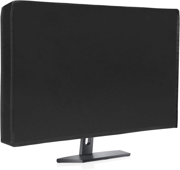Waterproof Computer Monitor Dust Cover, Luxiv Black Full Body Cover for Computer
