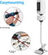 Flexible Twist Clamp Mount for R-ing Pan Tilt Camera, No Tools or Wall Damage Required (1 Pack, White)