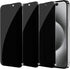Privacy Screen Protector for iPhone 15 Pro Max/15 Plus, 9H Full Coverage Tempered Glass, Anti-Spy, 3 Packs