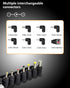 FOYU 12V 2A 24W 8 Cleaner/SPS100 8 Universal AC/DC Adapter Switching Power Supply with Size Plug Tips, Replacement Wall
