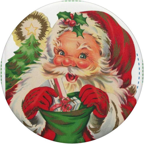 PopSockets Swappable PopGrip Vintage Merry Christmas Santa Claus