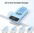 penaover 10000mAh 5 2 Pack 17/16/15/14 Portable Charger Power Bank with Built-in Cable, Output Input Travel Essential