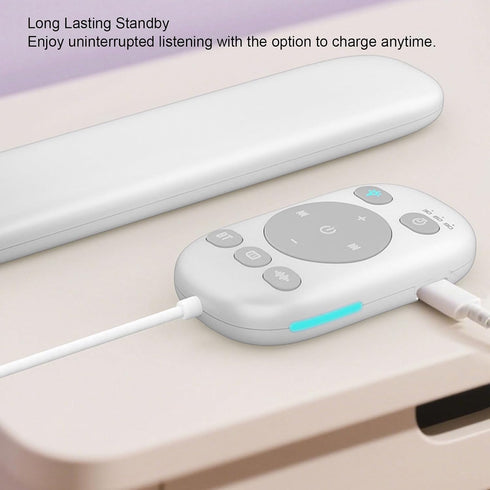 Diyeeni 5.4 36 3 24H Under Pillow Speaker Bluetooth with Bone Conduction, Wireless Remote, Soothing Sleep Sounds