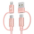 Basesailor 4-in-1 USB C to USB C Cable 1ft, 60W Fast Charging Multi Charger Cord for Kindle Fire, Samsung Tab - 2023
