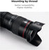 K&F Concept 67mm Tulip Flower Lens Hood for Canon, Nikon, Sony Cameras with EF-S 18-135mm, RF 24-105mm, Sigma 16mm