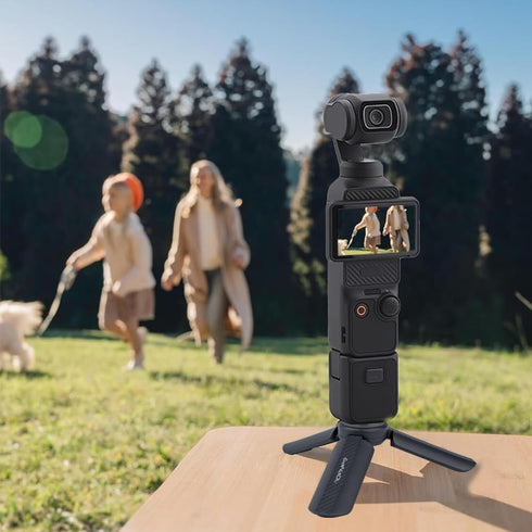 Generic 1/4" Mini Tripod Compact Desktop Stand with Screw Interface, Non-Slip Rubber Feet, Lightweight & Portable