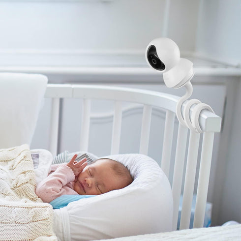 Flexible Baby Monitor Mount for TP-Link Tapo C200/C210/C220/C225 - Easy to Install, No Tools Required