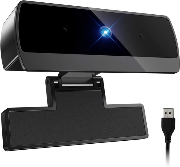 Diccik 1080P Webcam with Microphone, Full HD Video Calling Web Camera, HD Light