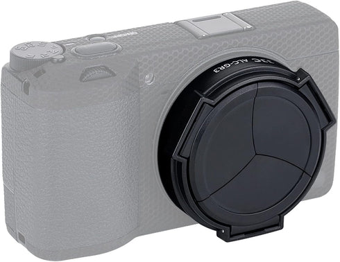 GR3 Auto lens Cap, GR III Cap, JJC ALC-GR3 Auto Lens Cap Open & close automatically GRIII Lens Cap, Compatible with Ricoh GRIII GR 3 Camera