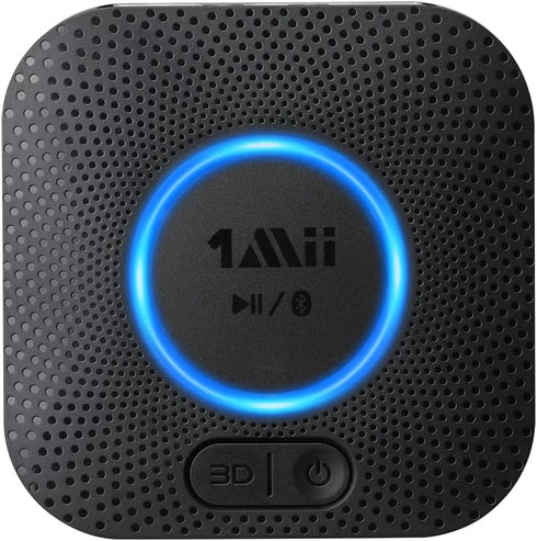1Mii Bluetooth Receiver, HiFi Wireless Audio Adapter, Bluetooth 5.1 Receiver with 3D Surround, aptX HD, Low Latency for
