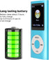 Vikye MP3 MP3 1.8 Inch MP3 64G Player, Portable Digital Lossless Music Player, Portable Slim LCD Screen Music Player
