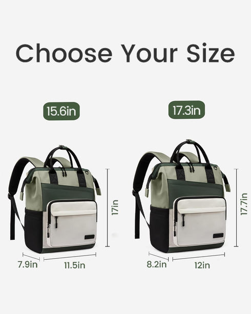 Backpack 15.6 Inch Backpack Daypack LOVEVOOK Laptop for Women, Travel for Work College Business, Water Resistant