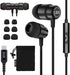 UliX Rider USB C Headphones, Magnetic USB-C Earbuds with 5 Years Warranty for iPhone 15 Pro Max Plus, Samsung Galaxy