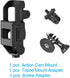 3 in 1 Tripod and Action GoPro Mount Stand Bracket for DJI Osmo Pocket, Action Cam Mount with Tripod Mount and Screw