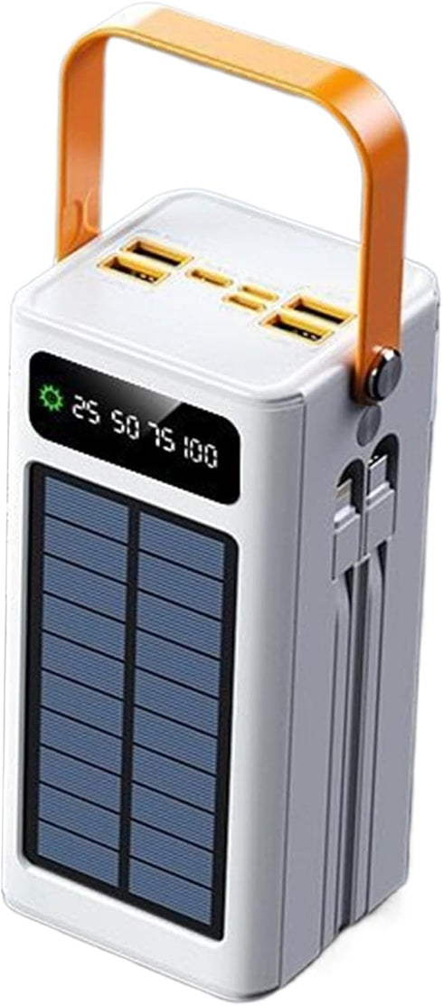 Generic Solar Battery Mobile Bank - 120W External Power Bank, 50000mAh 4 Outputs