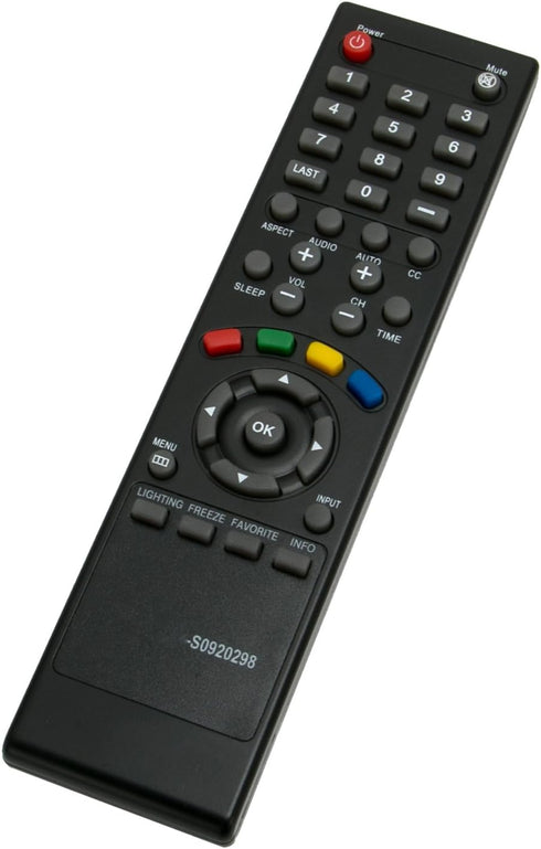 Remote Control Replacement for Polaroid S0920298 LCD TV, S0920298, 1521-TLUB 1521TLUB