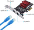 ULANSeN 1000M 82575/82576 Dual-Port PCIe Gigabit Network Card PCI Express Ethernet Adapter with Intel Two Ports LAN NIC