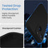 FireNova iPhone 15 Plus Case, Black Silicone with Camera Protection & 2 Screen Protectors, 6.7" Soft Microfiber Lining.