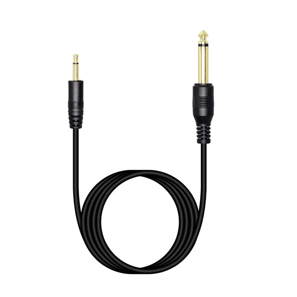 RIIEYOCA 1/8" to 1/4" TS Cable, Gold Plated 3.5mm Mono Male to 6.35mm Mono Male Audio Cable for Amplifier, Speaker,
