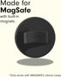 Sonix Magnetic Phone Grip, Removable Silicone Ring Loop Holder Compatible with MagSafe (Matte Black)