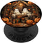 Cute Ghosts Reading Books Halloween Librarian Book Lover PopSockets Standard PopGrip