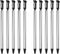 Create idea 10pcs Stylus Pen Retractable Touch Screen Pen Extendable Touch Pens Compatible with Nintendo New 3DS for Control Video Games Black