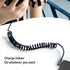 AICase 90 Degree Coiled Charging Cable, Right Angle Design Gaming LED Cord 6ft/1.8m for iPhone XS/8/7/Pad Pro Air