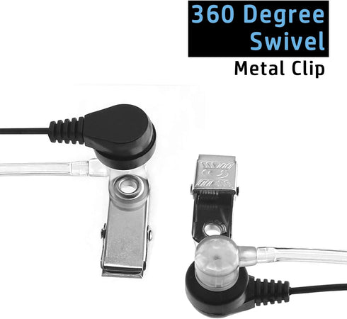 Earpiece Headset for Garmin Radio Rino 110 120 130 520HCX 530HCX 610 650 655T Walkie Talkie with Mic