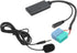 Car Bluetooth Audio Adapter Cable, Wireless AUX Input Adapter with Microphone, Bluetooth 5.0