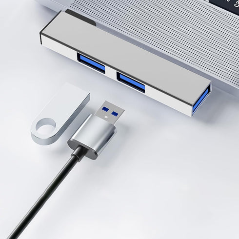 Fowspvzn 90 4 USB3.0 Degree Fast Speed USB C Docking Station Port Hubs Data Transfer for PC Laptop