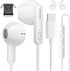Type C Earbuds USB C Headphones for iPhone 15/15 Pro/15 Pro Max Samsung S24 with Microphone Noise Isolation Stereo