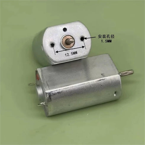 AYEXNSW FK-180SH DC3V 6V 7.4V 9V 12V 15000RPM 20mm 1Pcs High Speed Metal Brush Mini Electric Motor Knurled Shaft DIY