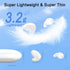 Invisible Sleep Wireless Earphone, Type-C Fast Charging Case, Sleeping Earbuds for Side Sleepers (White)
