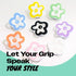 On The Grip OnTheGrip Cute Transparent Daisy Flower Shape Design Mobile Phone Grip Compatible with Magsafe Multi