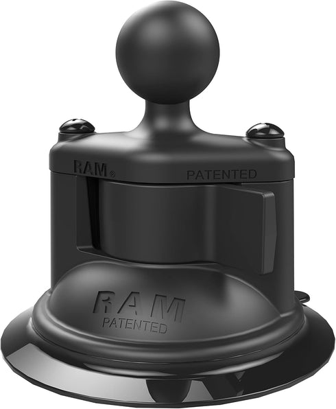 RAM MOUNTS Twist-Lock Composite Suction Cup Base with Ball RAP-B-224-1U, B Size 1" Ball