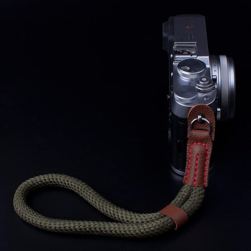 Green Soft Camera Wrist Strap, Hand Strap Compatible with Fujifilm X-T30, X-T4, X-T3, X100F, and More