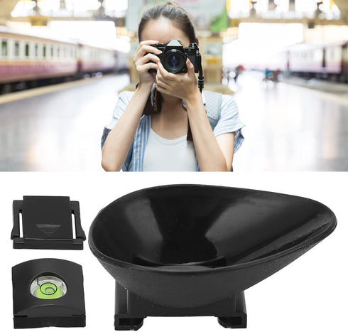 760D 750D Camera Eyepiece Eyecup Viewfinder Protector for with Cold Shoe Cover - Scratch, Protection, Clear Vision