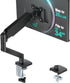 WALI Single Monitor Mount for 13-34 inch Screens, Adjustable Single Monitors Arm, Regular