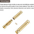 MECCANIXITY 8 Pairs Banana Plugs Connector 3mm Male Female for Speaker Wire RC Battery ESC Motor