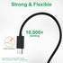 USB Type C Charger Cable for JBL Charge 5, Pulse 4, Flip 5 Wireless Speakers, Jabra Elite 75t Earbuds (5FT)