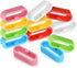 12 Pieces 20 mm Silicone Replacement Fastener Rings, Secure Loops for Smartwatch Strap Accessories, 6 Colors
