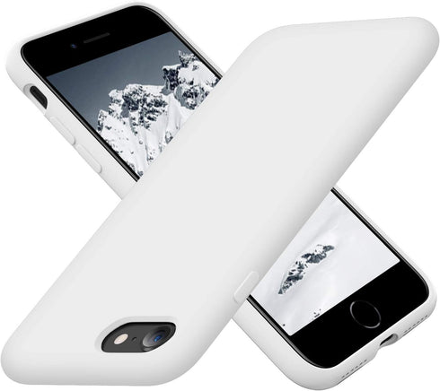 Cordking iPhone SE Case 2022/2020, iPhone 7 8 Case, Silicone Ultra Slim Shockproof Phone Case with Soft Microfiber