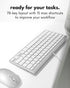 Macally MacMini USB C Wired Keyboard for Mac (USB C + USB A) Compatible Keyboard for MacBook Pro/Air, iMac & Compact