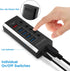 Powered USB Hub, RSHTECH USB 3 Hub with 4 USB 3.0 Data Ports + 1 Fast Charging Port, Individual On/Off Switches