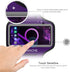 JEMACHE Gym Run Workout Armband for Galaxy Note 10+, 9, 8, Water Resistant Case with Key Holder, Purple