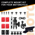 Insta360 Complete Motorcycle Bundle Mounting Kit for ONE X3/X2/X 360 Cameras, Compatible with ONE R/RS, GoPro