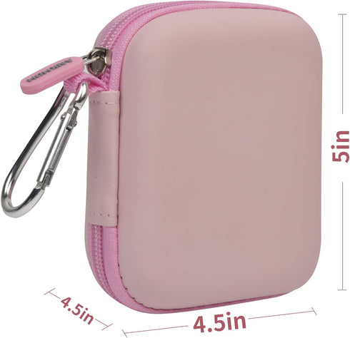 Case Compatible with Clutch - Pro Portable Charger for iPhone, Travel Holder Storage for Battery Pack, Pink