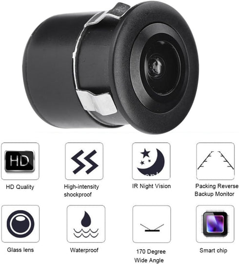 Security Camera Outdoor Waterproof Bullet Camera, CCTV CCD Night Vision with 170 Degree Wide Angle