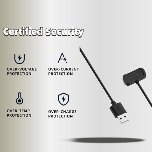 Charger for Amazfit Active A2211/T-Rex pro A2011/Pop pro - Compatible USB A Charging Cable Dock Cord 3.3ft/1M